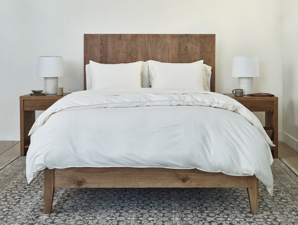 Organic Crinkled Percale™ Duvet Cover