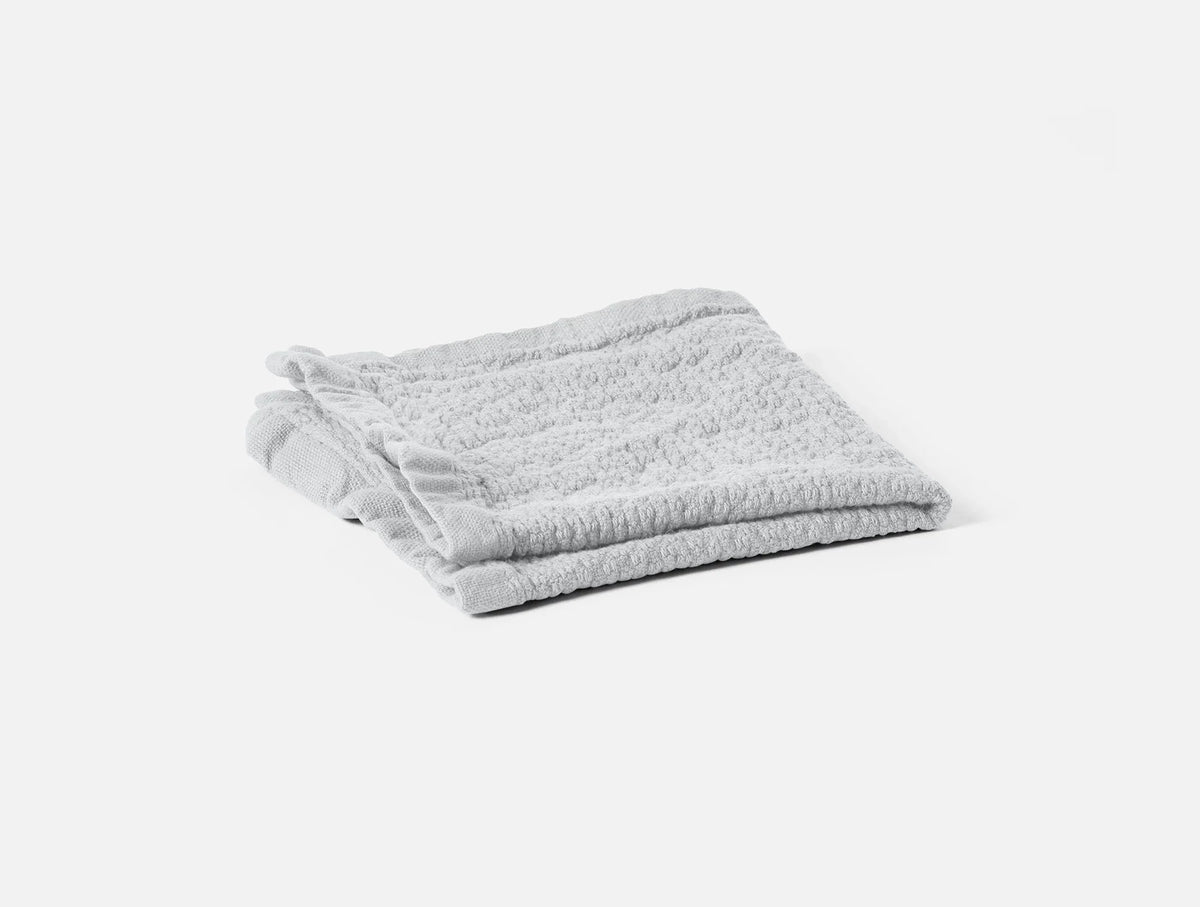 Coyuchi Wash Cloth Seal Adriatic Organic Towels
