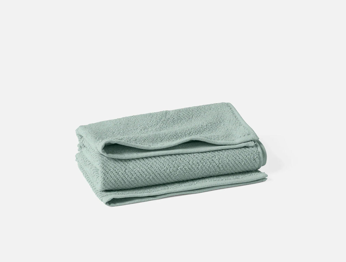 Coyuchi Bath Towel Sea Mist Air Weight Organic Towels & Bath Mats