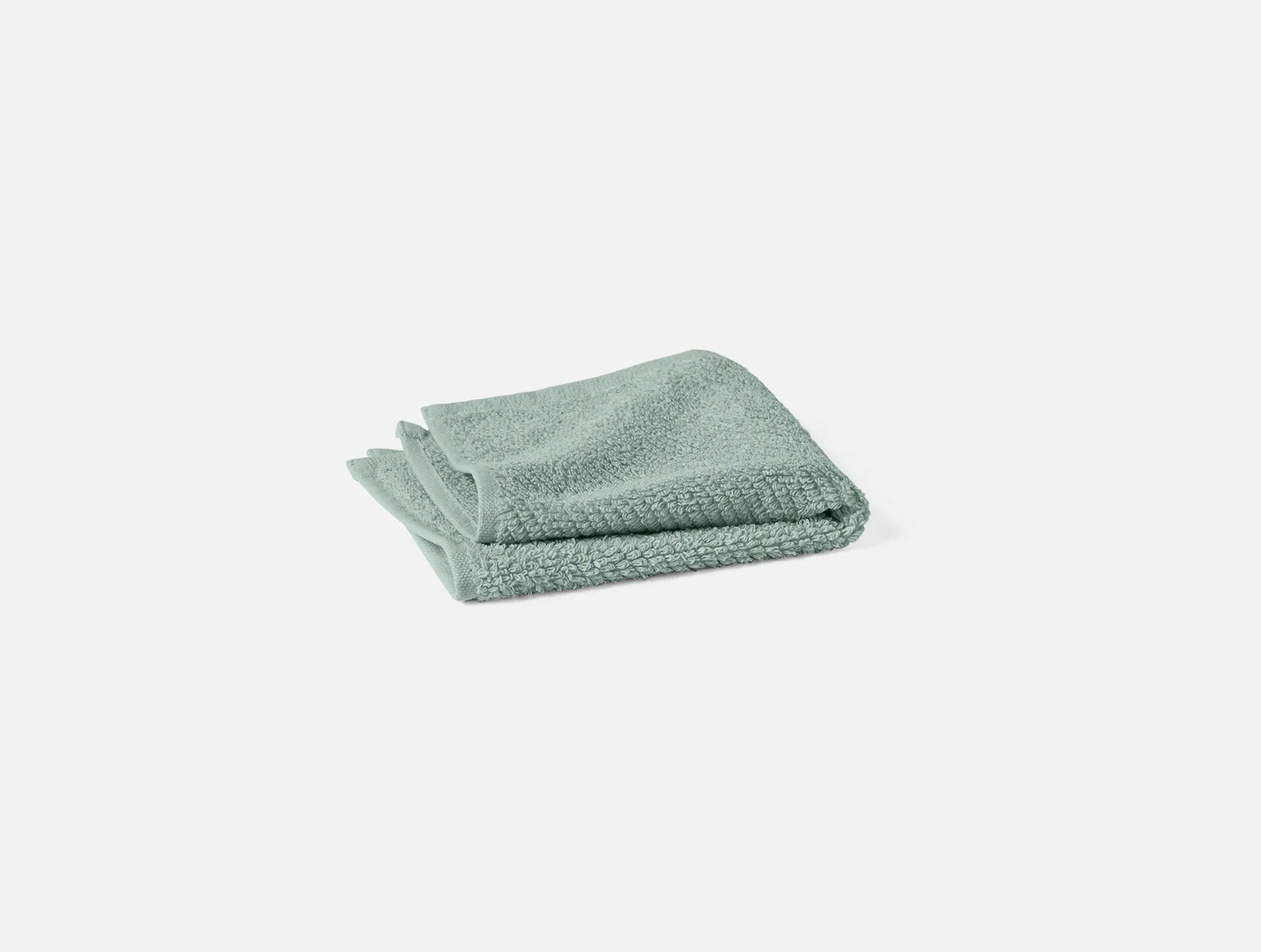 Coyuchi Wash Cloth Sea Mist Air Weight Organic Towels & Bath Mats