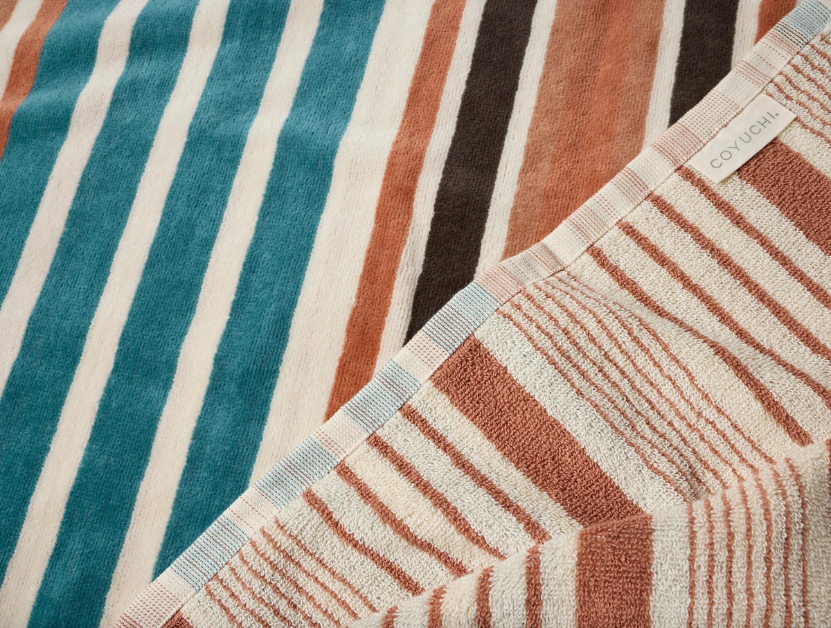 Coyuchi Dawn Stripe Organic Beach Towel