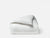 Coyuchi King Cal King Alpine White Heirloom Organic Sateen Jacquard Duvet Cover