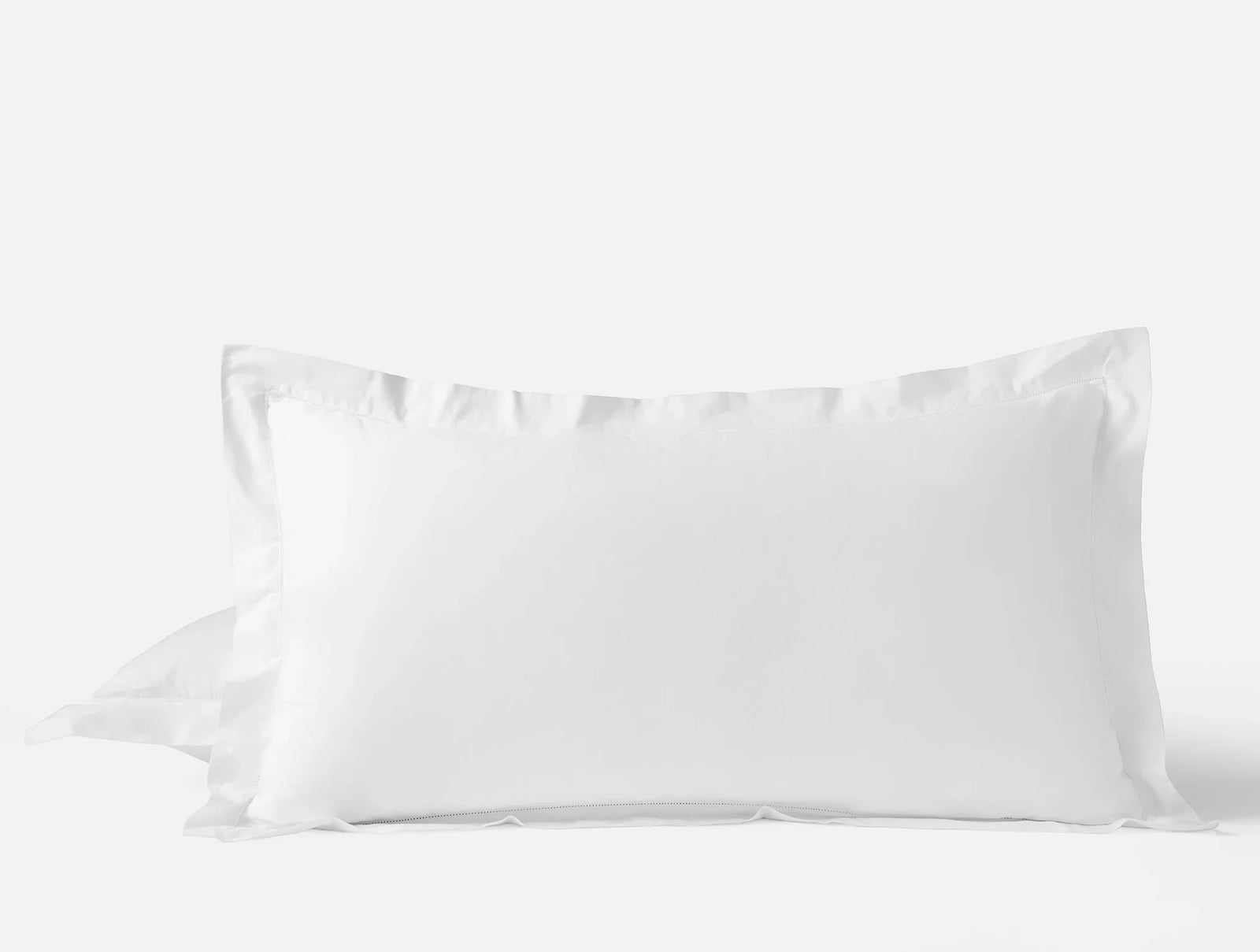 Coyuchi Sham - King Alpine White Heirloom Organic Sateen Duvet Cover