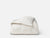 Coyuchi Full Queen Alpine White w Stone Heritage Organic Percale Jacquard Duvet Cover