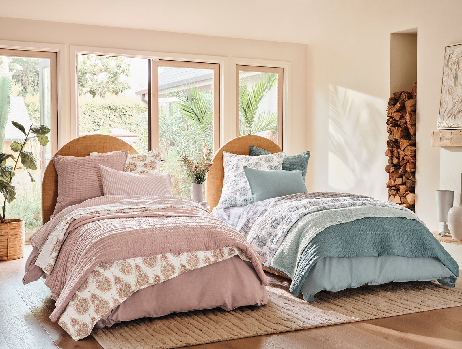 Organic Crinkled Percale™ Duvet Cover