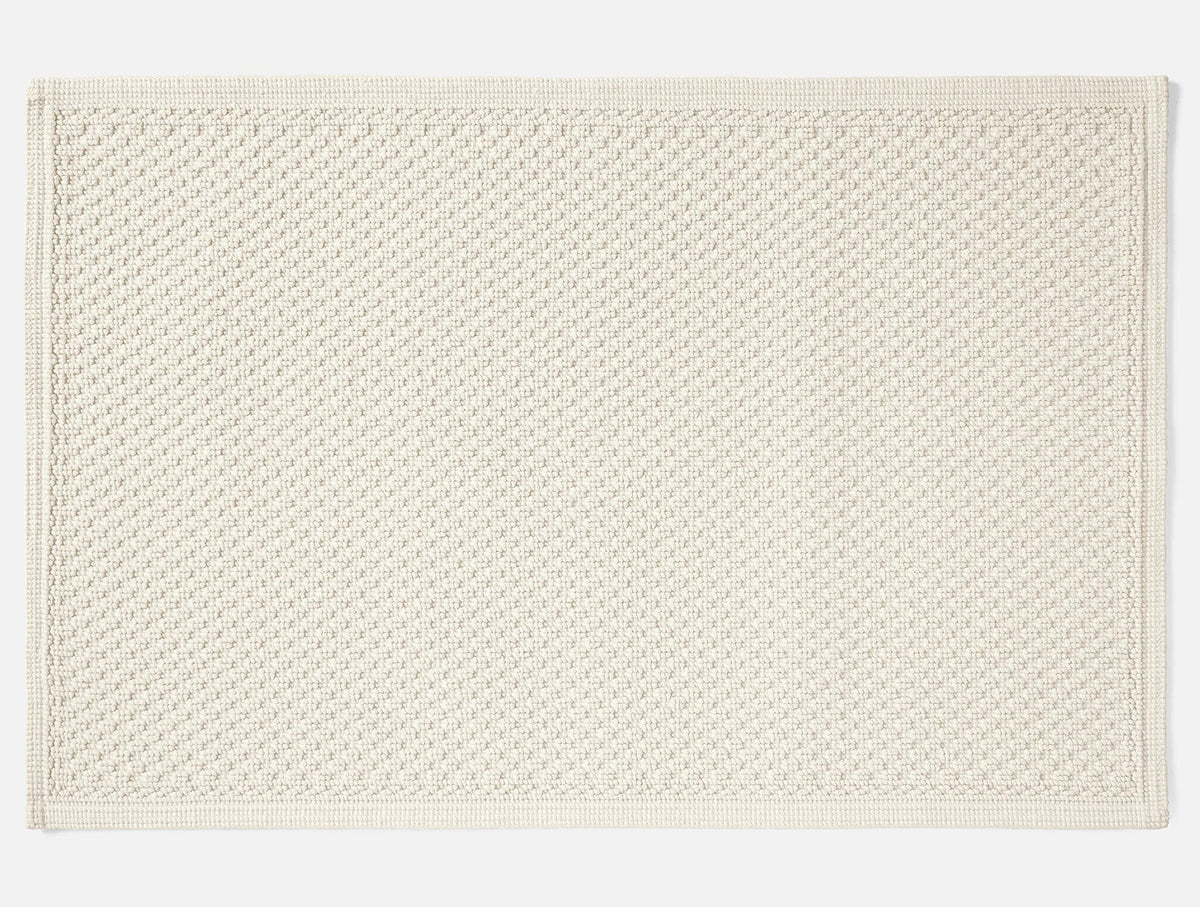 Coyuchi Undyed Moonstone Organic Bath Rug