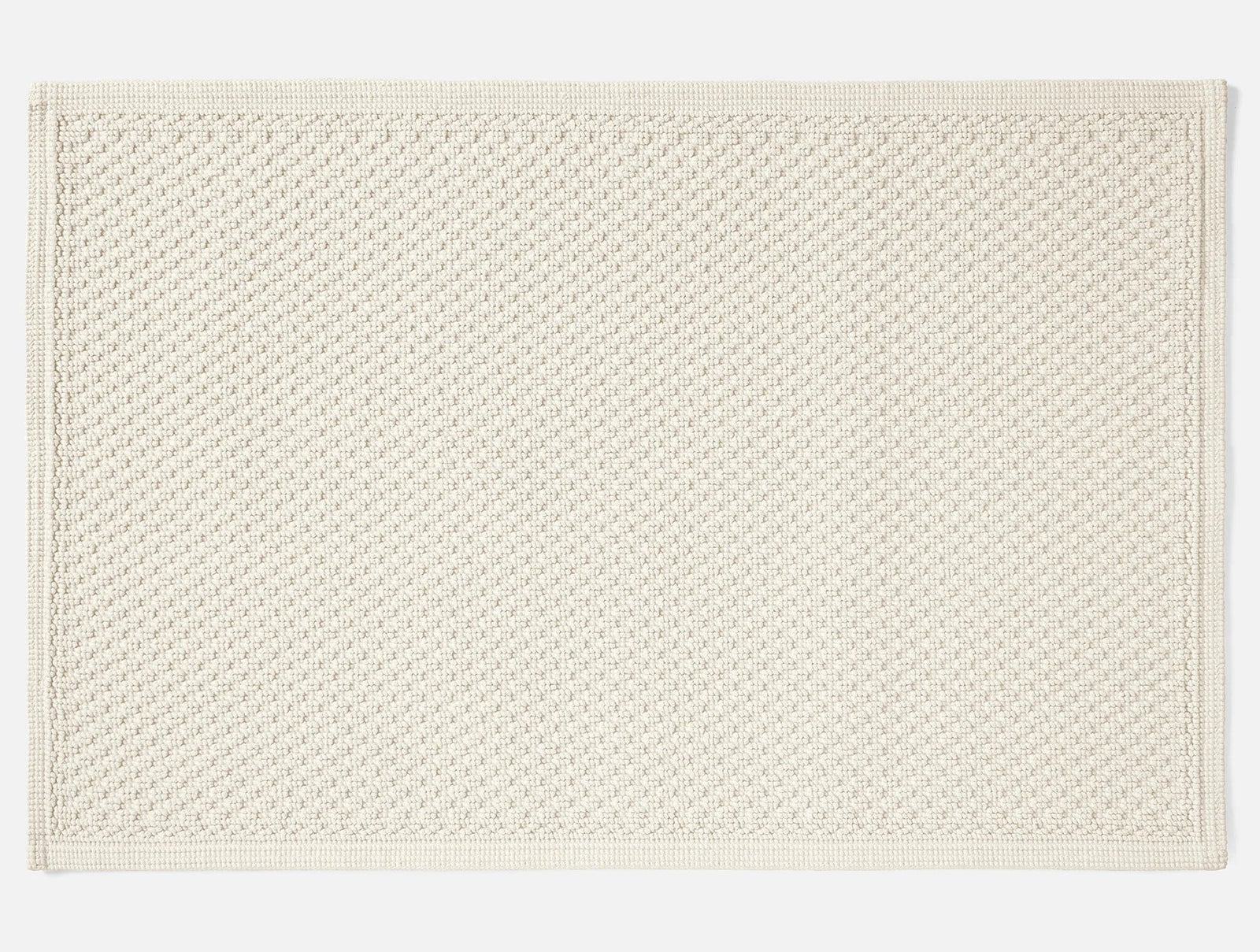 Coyuchi Undyed Moonstone Organic Bath Rug