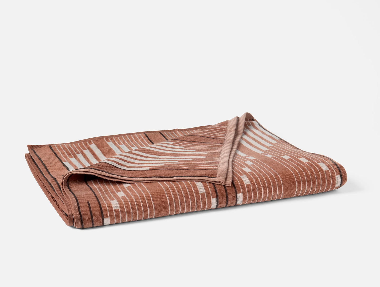 Coyuchi Praline Morelia Organic Beach Towel