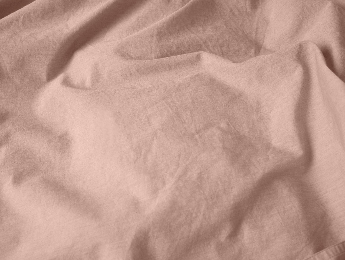 Organic Crinkled Percale™ Duvet Cover