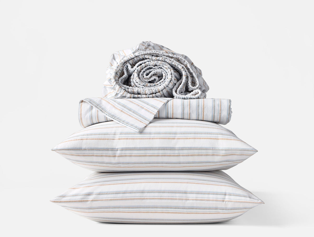 Coyuchi Organic Crinkled Percale™ Sheet Set