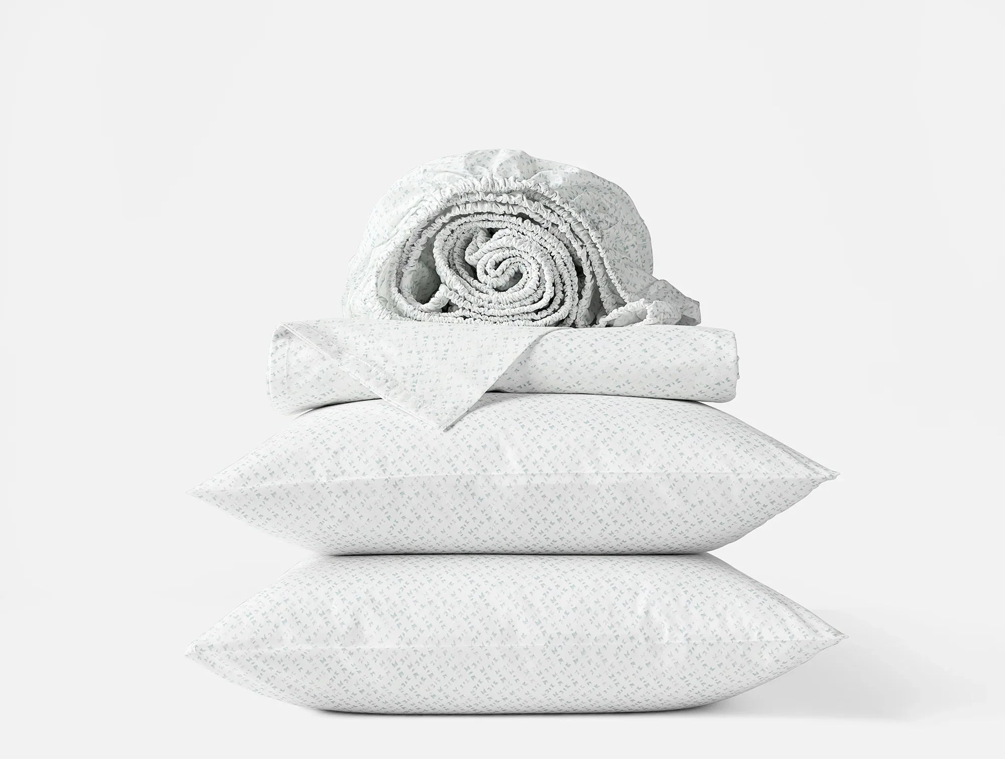 Coyuchi Organic Print Percale Sheet Set