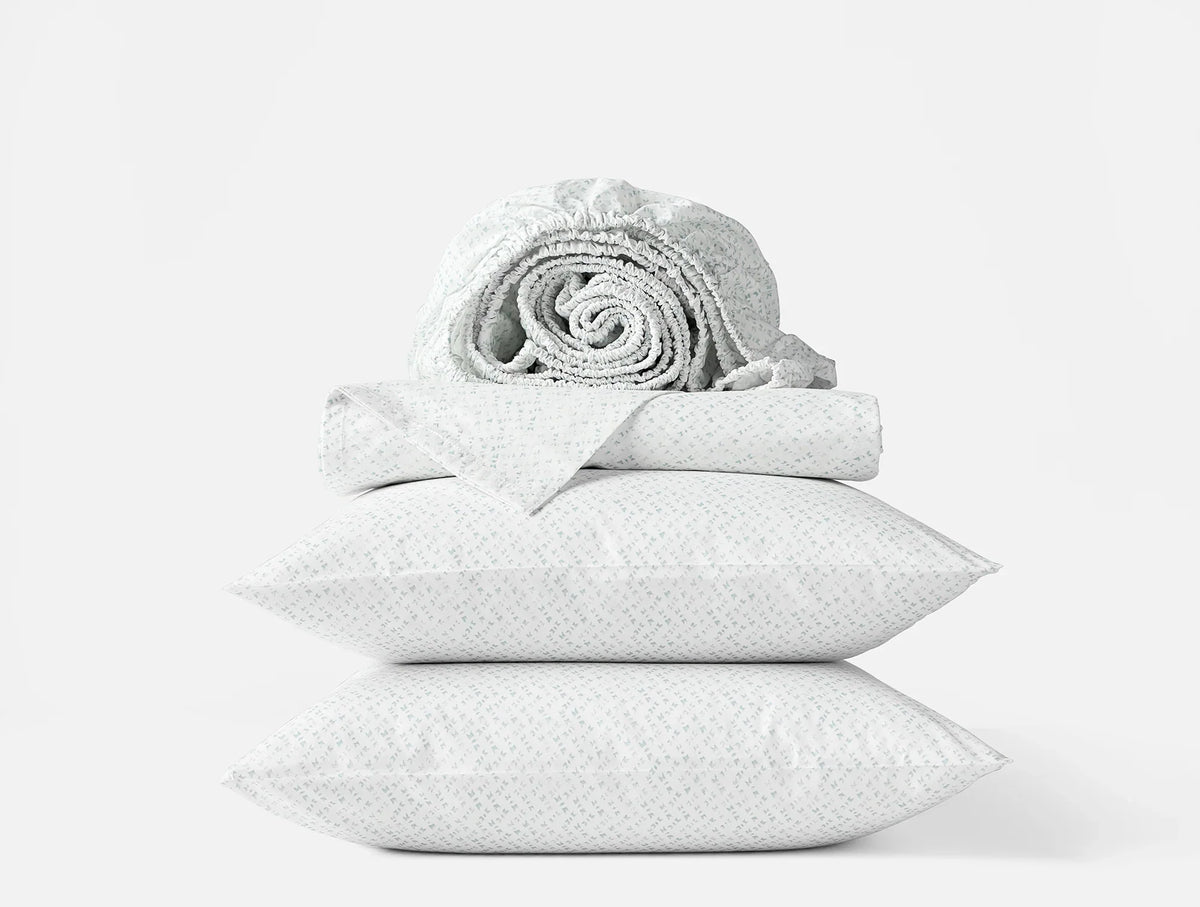 Coyuchi Organic Print Percale Sheet Set