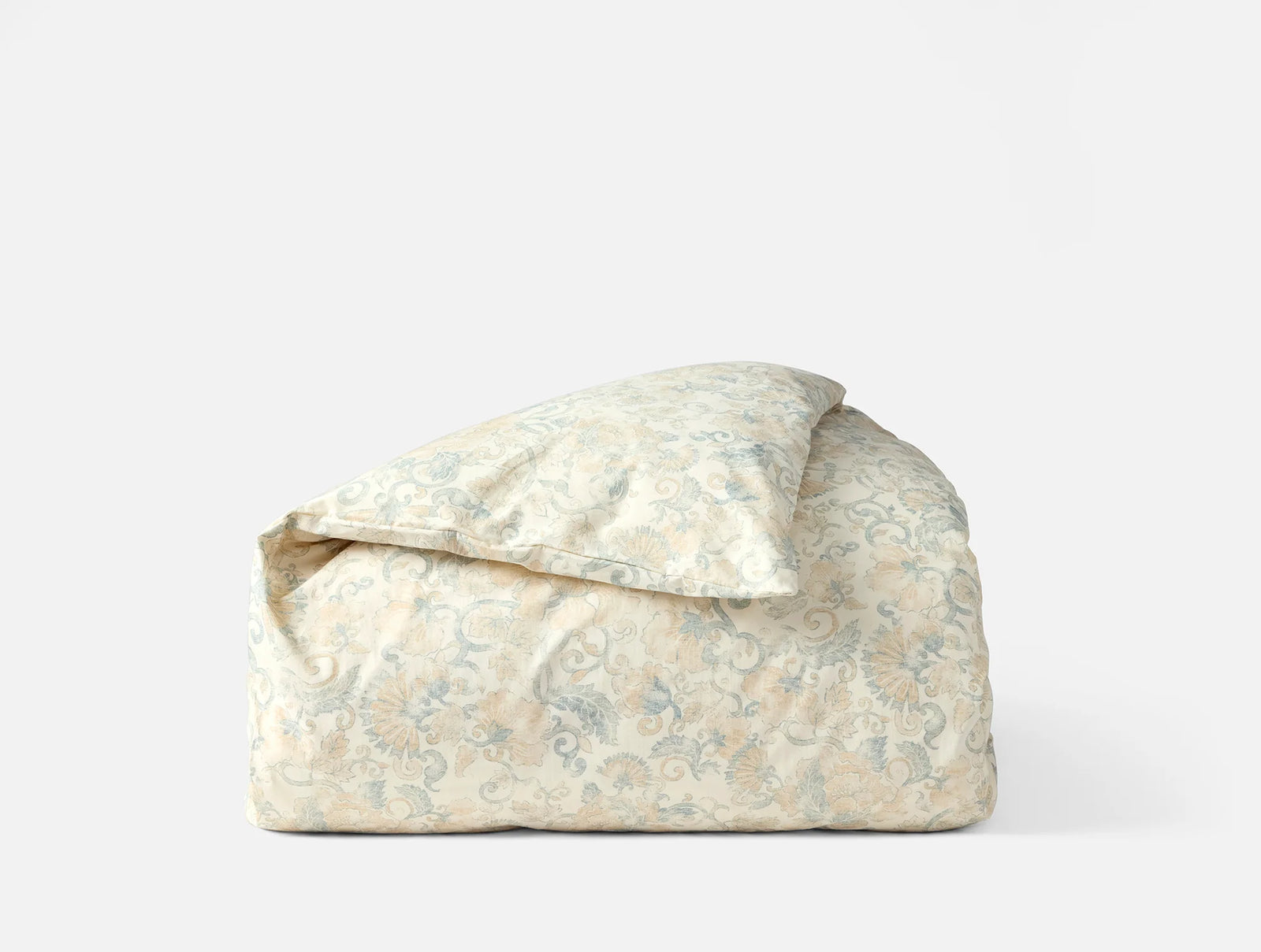 Coyuchi King Tidal w Doe Solana Organic Print Duvet Cover