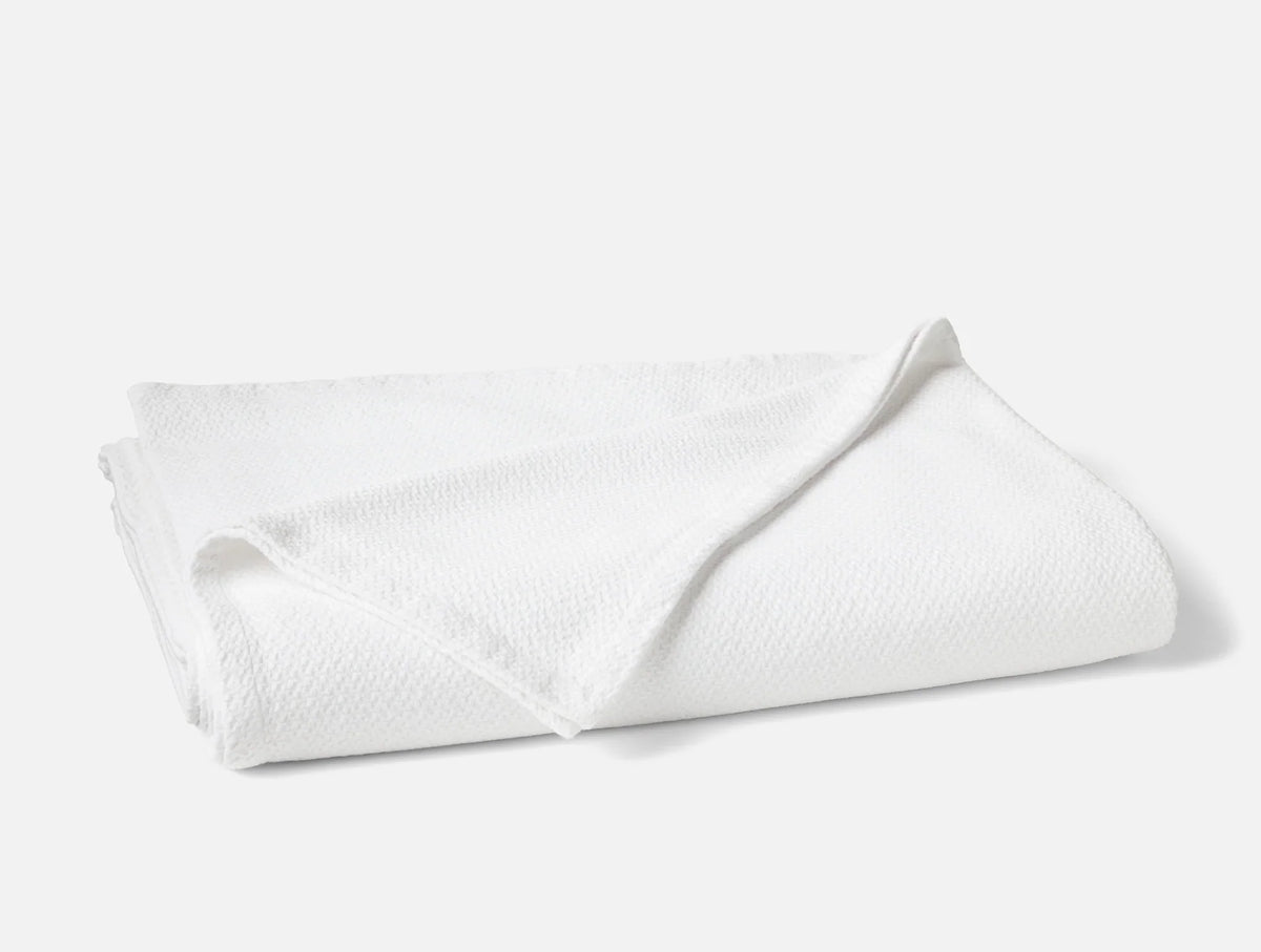 Coyuchi Full Queen Alpine White Classic Organic Blanket