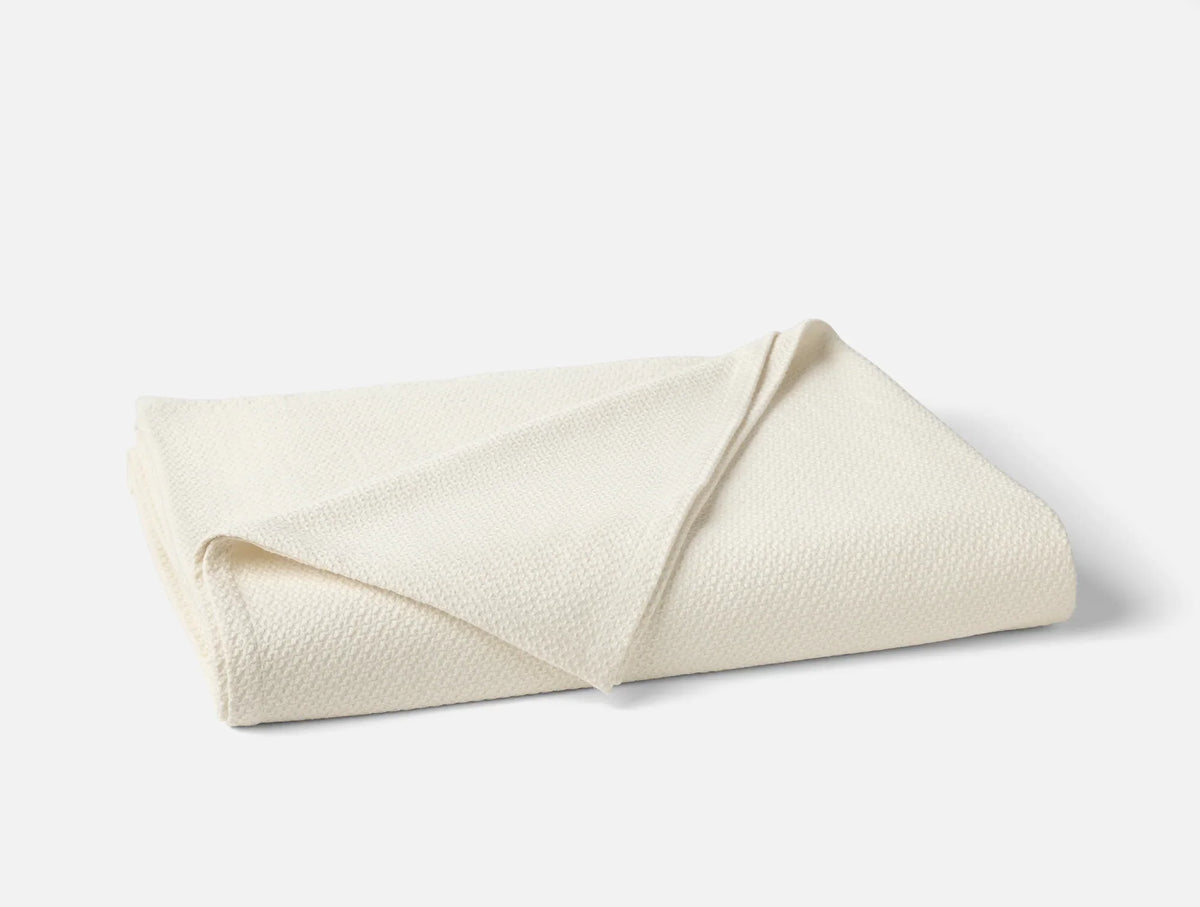 Coyuchi King Cal King Undyed Classic Organic Blanket