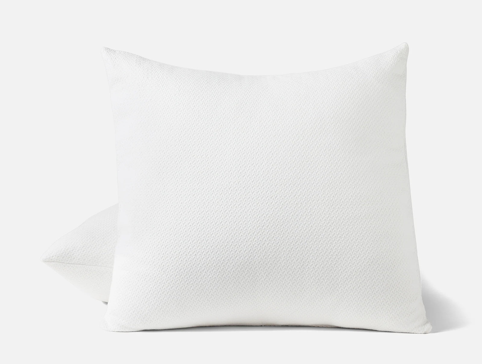Coyuchi Euro Sham Alpine White Classic Organic Blanket