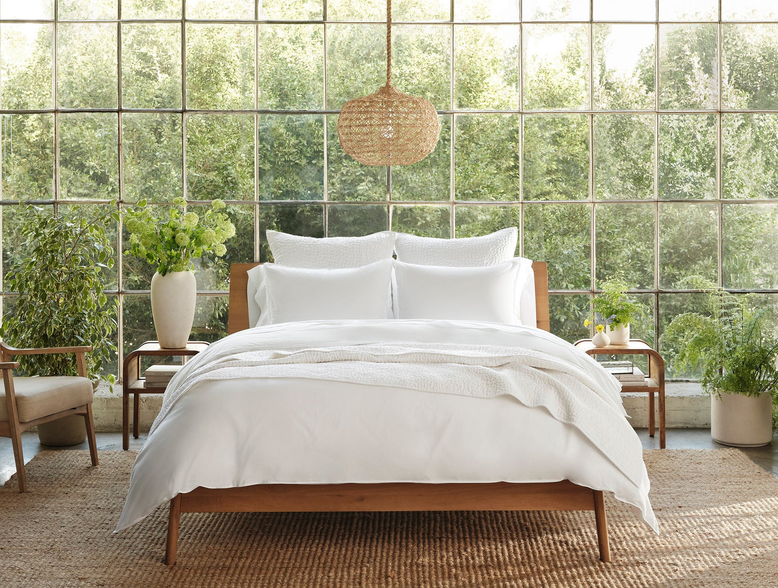 Organic Crinkled Percale™ Duvet Cover