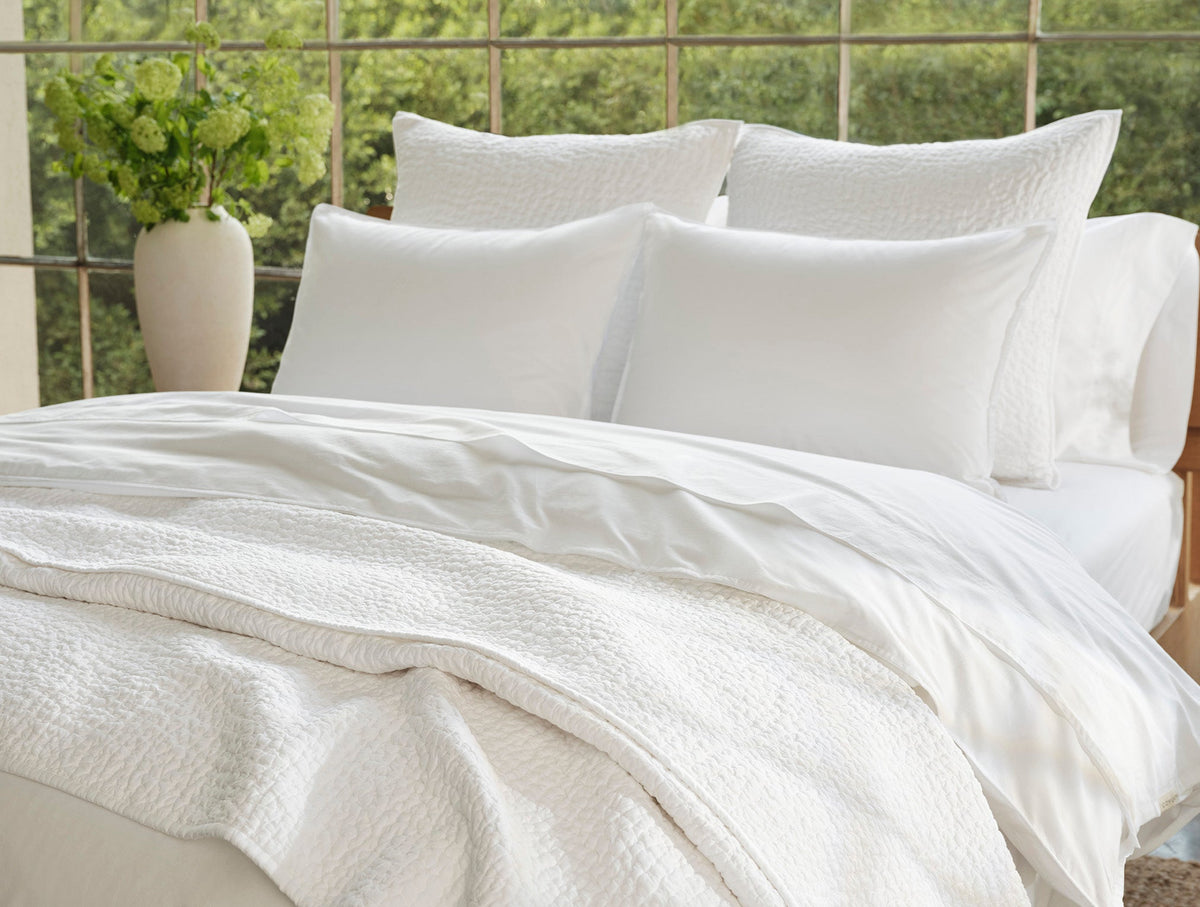 Organic Crinkled Percale™ Duvet Cover