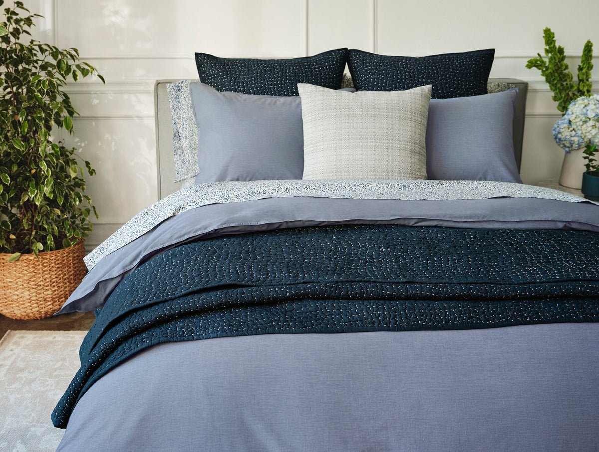 Organic Crinkled Percale™ Duvet Cover