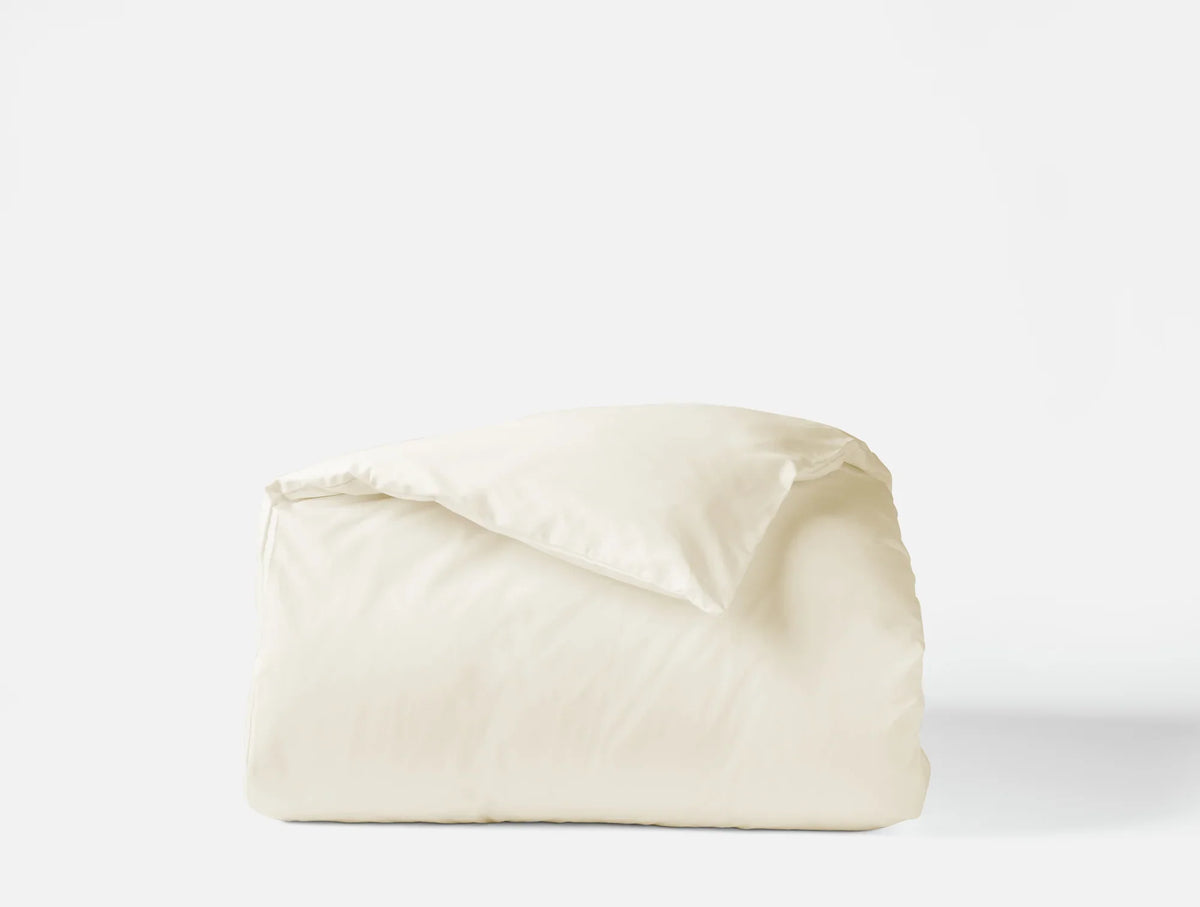 Coyuchi Full Queen Undyed Heirloom Organic Sateen Duvet Cover