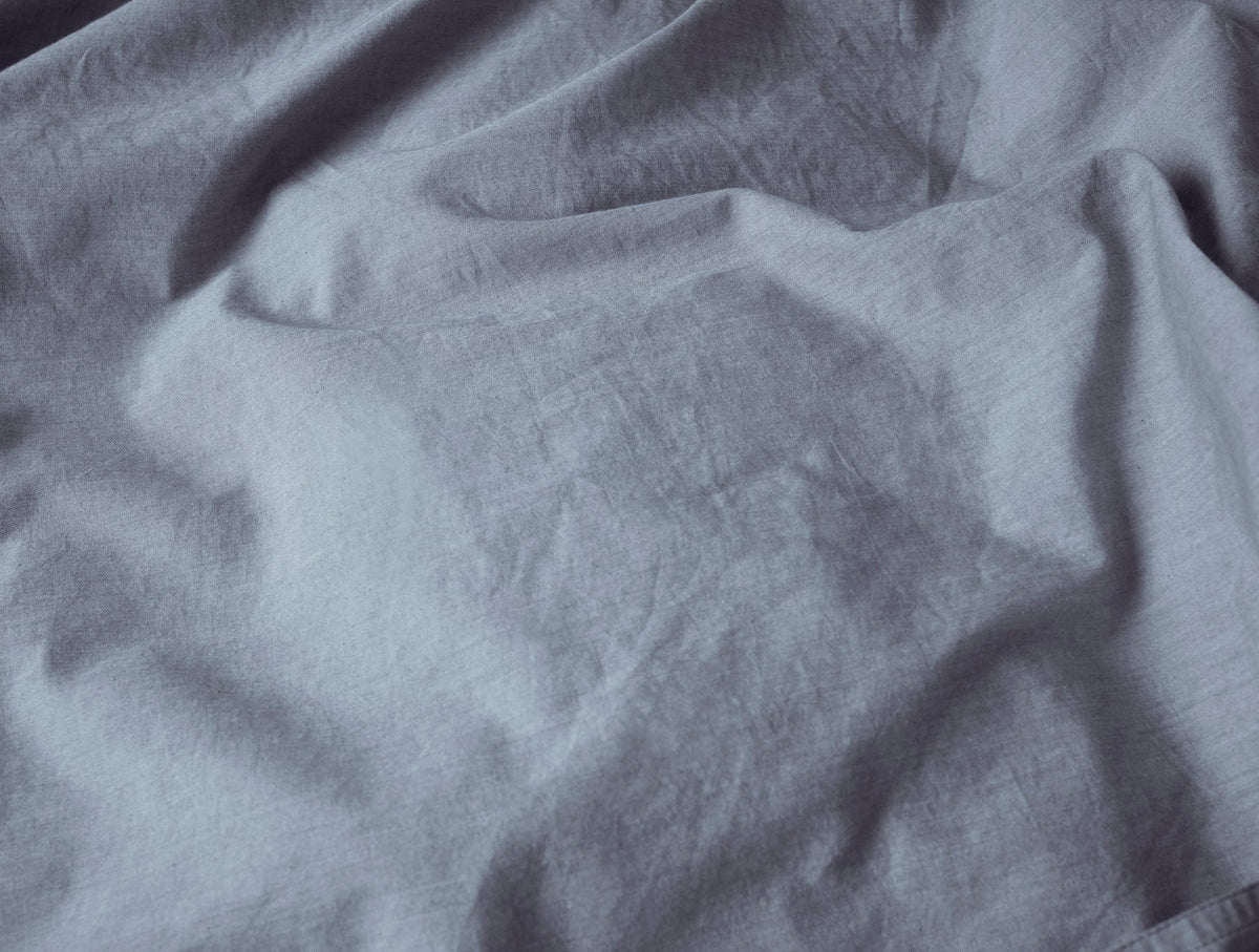 Organic Crinkled Percale™ Duvet Cover