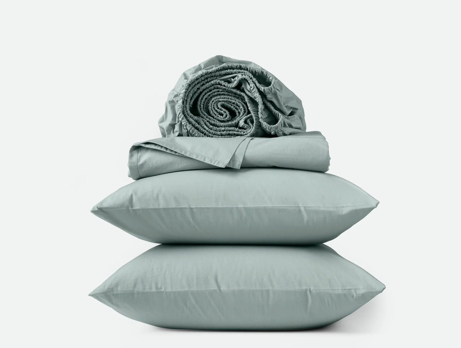 Coyuchi Dew Refined Organic Percale Sheet Set