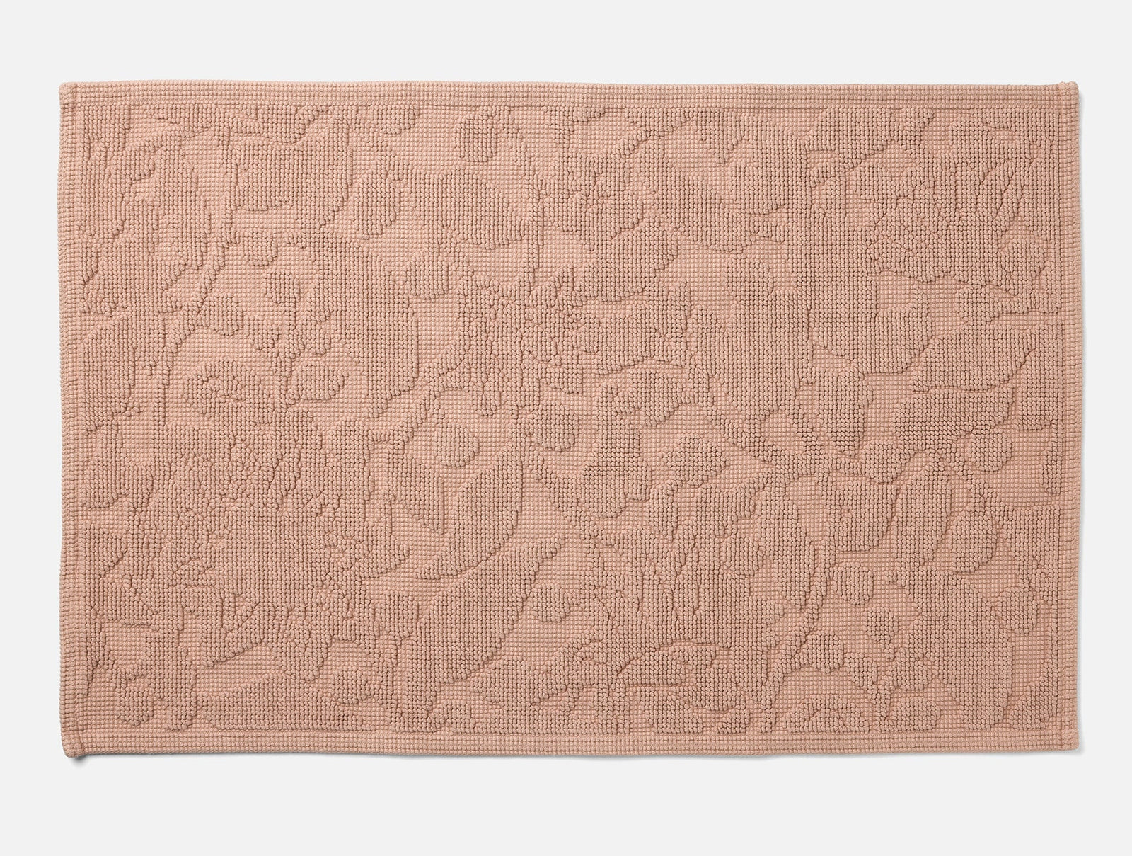 Coyuchi Bath Rug Petal Wildflower Organic Bath Rug