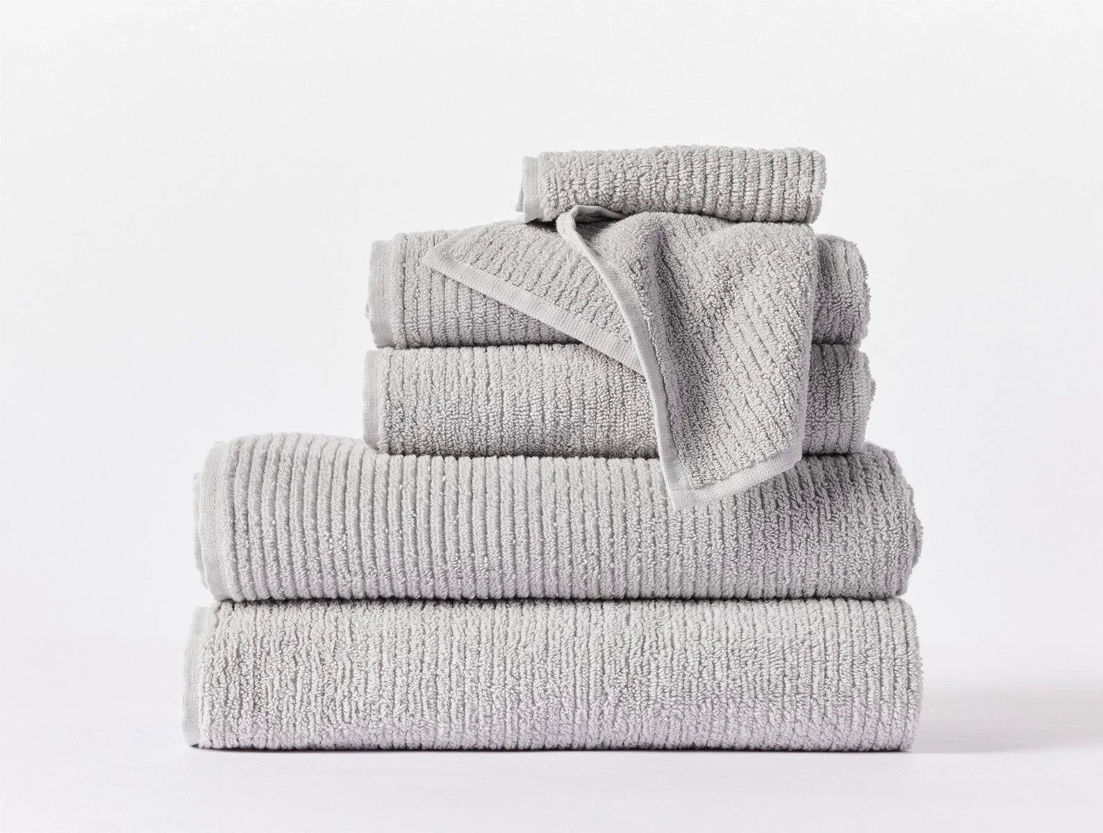 Coyuchi Seal Temescal Organic Towels & Bath Mat