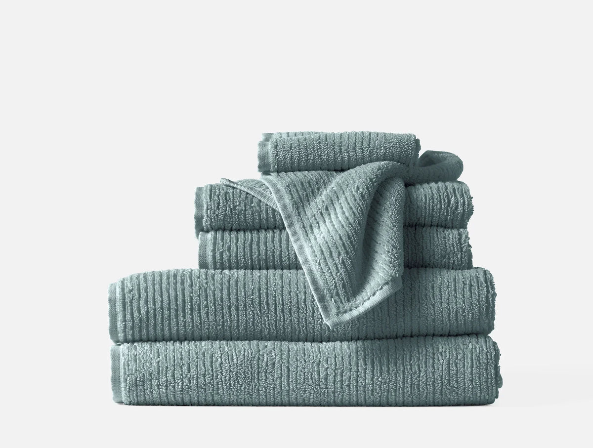 Coyuchi Lagoon Temescal Organic Towels &amp; Bath Mat