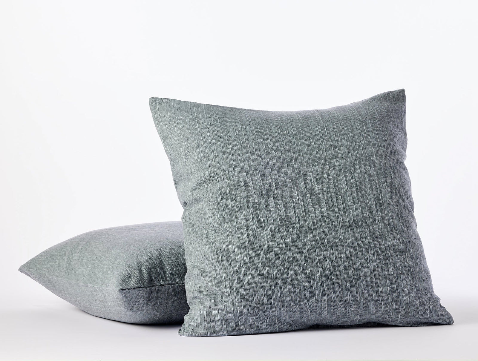 Coyuchi Euro Sham Marine Toro Canyon Organic Duvet Cover