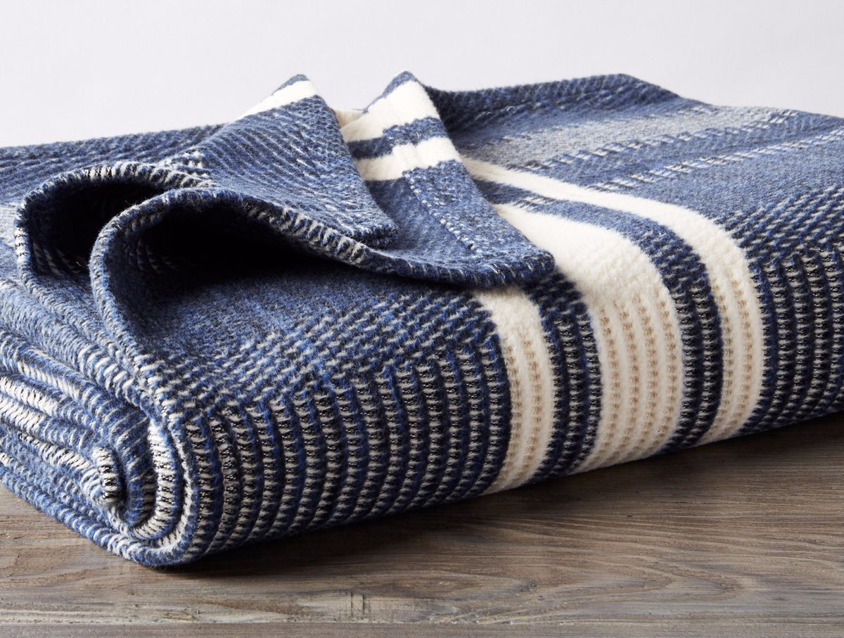 Coyuchi Midnight Cirrus Supersoft Organic Cotton Throw