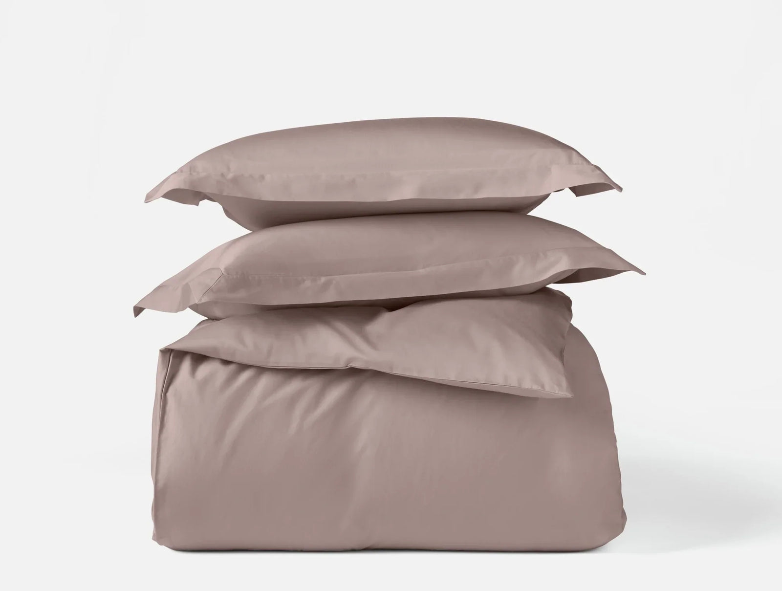 Coyuchi Full Queen Mineral Classic Organic Sateen Duvet Cover Set