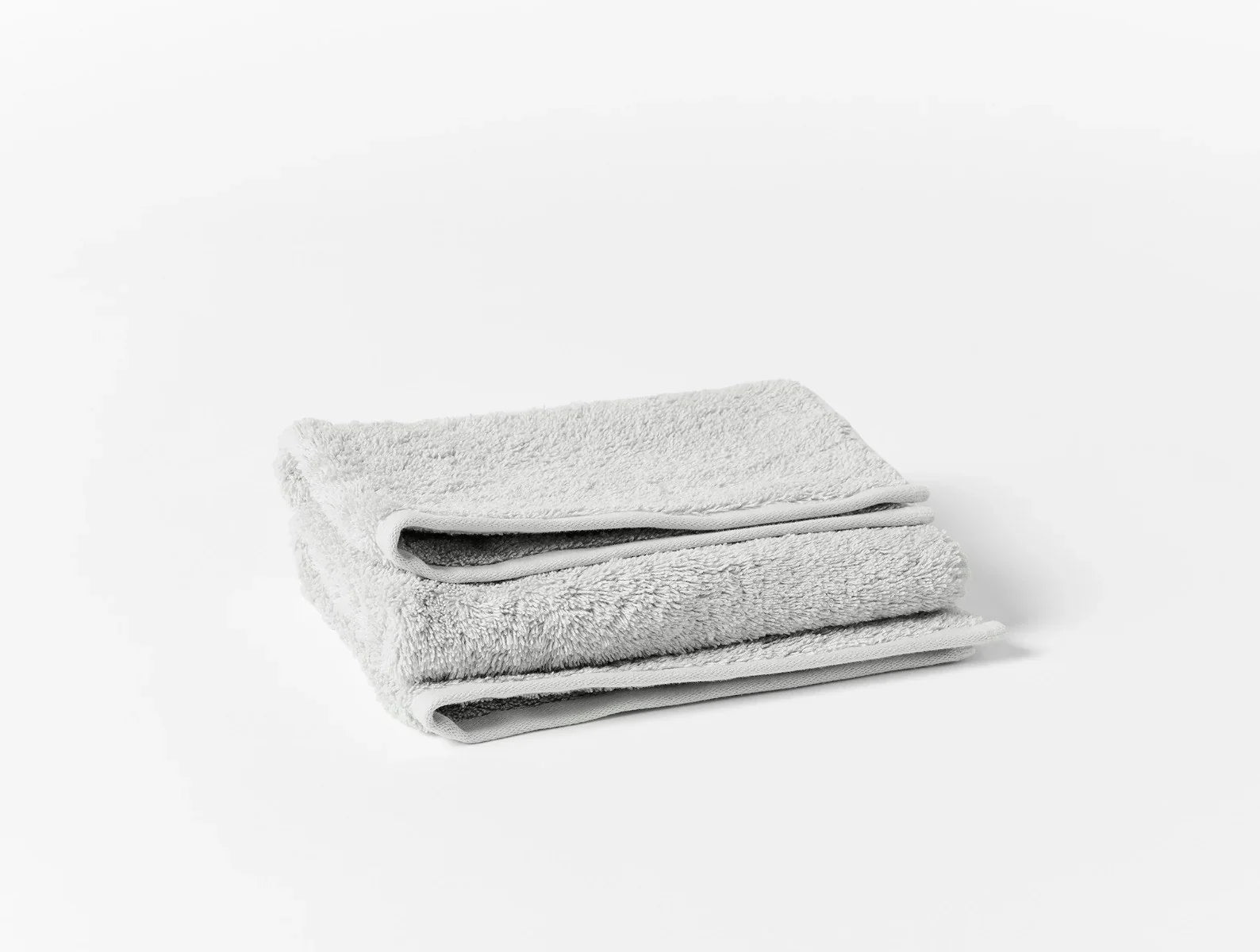 Coyuchi Hand Towel Fog Cloud Loom Organic Towels & Bath Mat