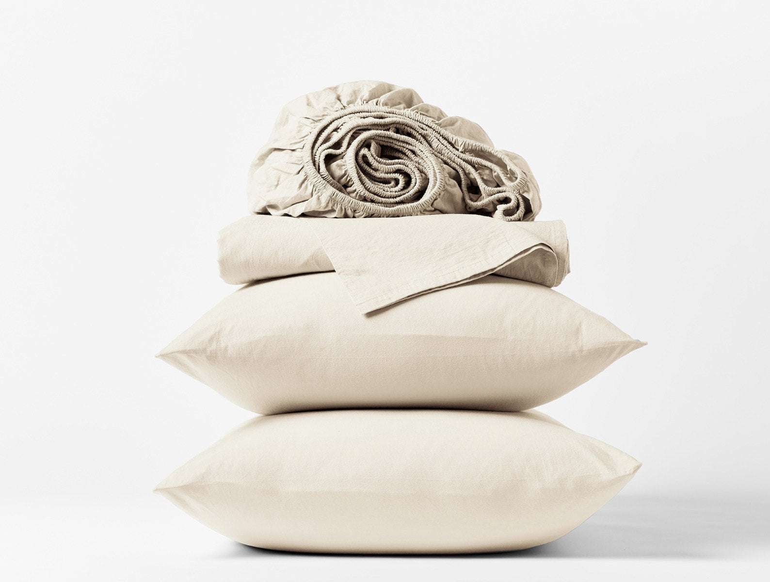 Organic Crinkled Percale™ Sheet Set