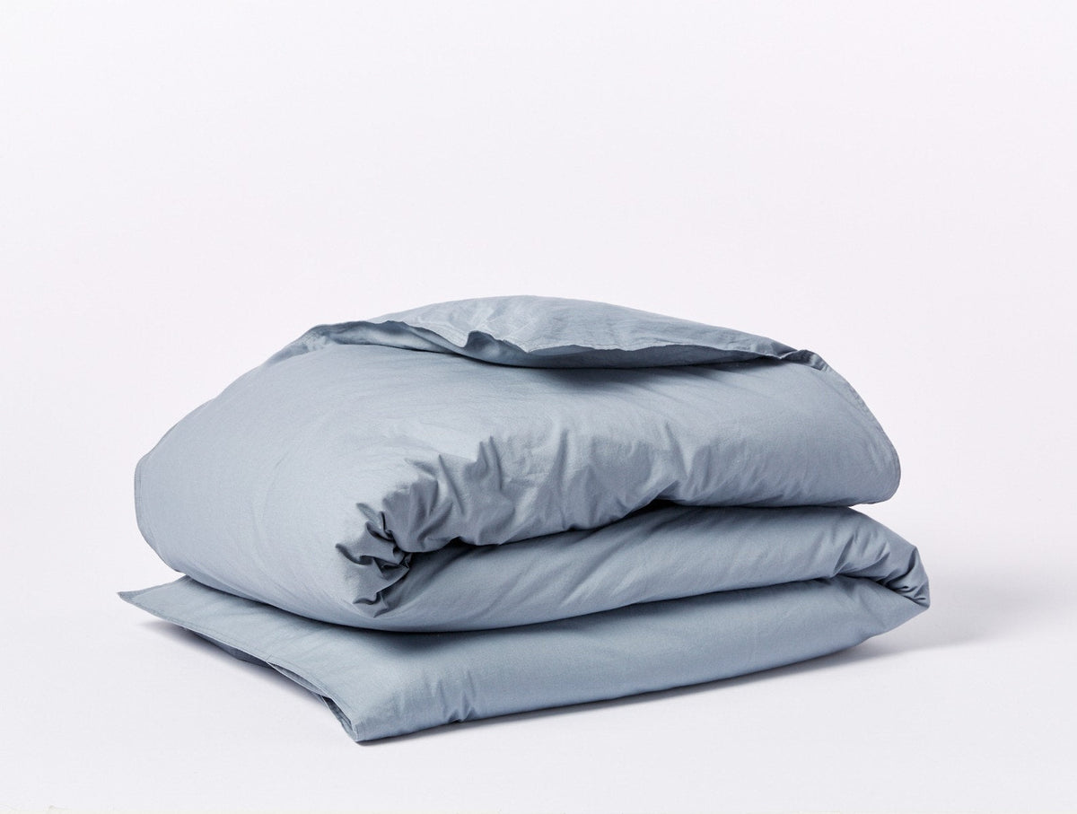 Organic Crinkled Percale™ Duvet Cover