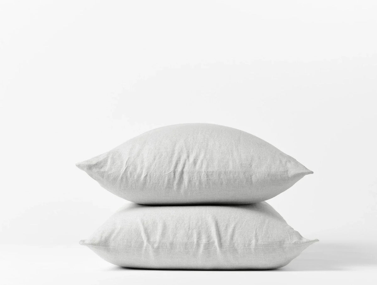 Coyuchi Fog Organic Relaxed Linen Sheet Set