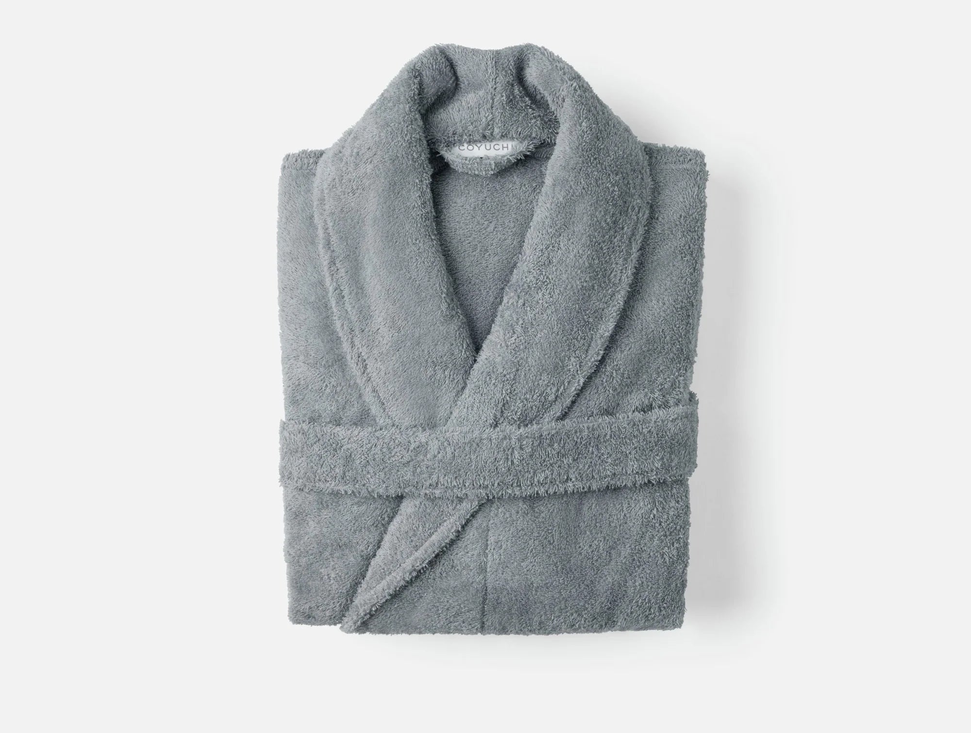 Coyuchi XSmall Small Fossil Unisex Cloud Loom Organic Robe