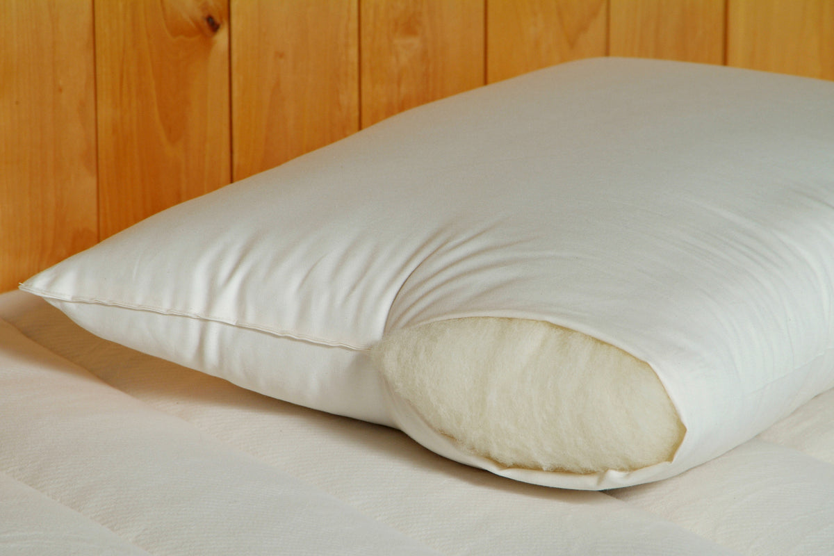 Holy Lamb Organics All-Natural Wool-filled Bed Pillow - Clearance