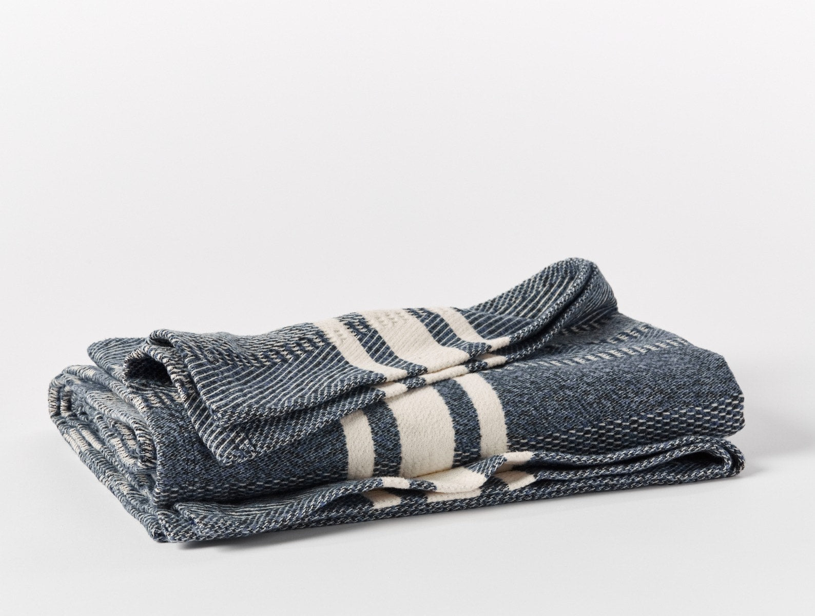 Coyuchi Midnight Cirrus Supersoft Organic Cotton Throw